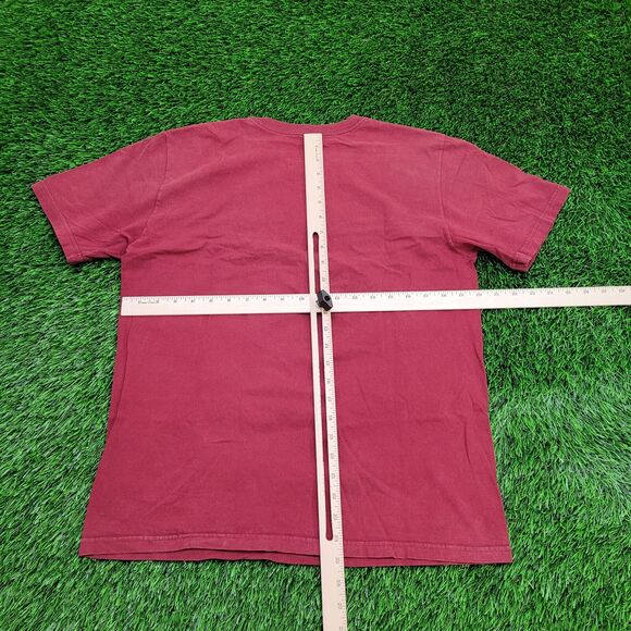 NIKE Swoosh Shirt Medium 20x25 Red Spellout Just-Do-it - Picture 3 of 12